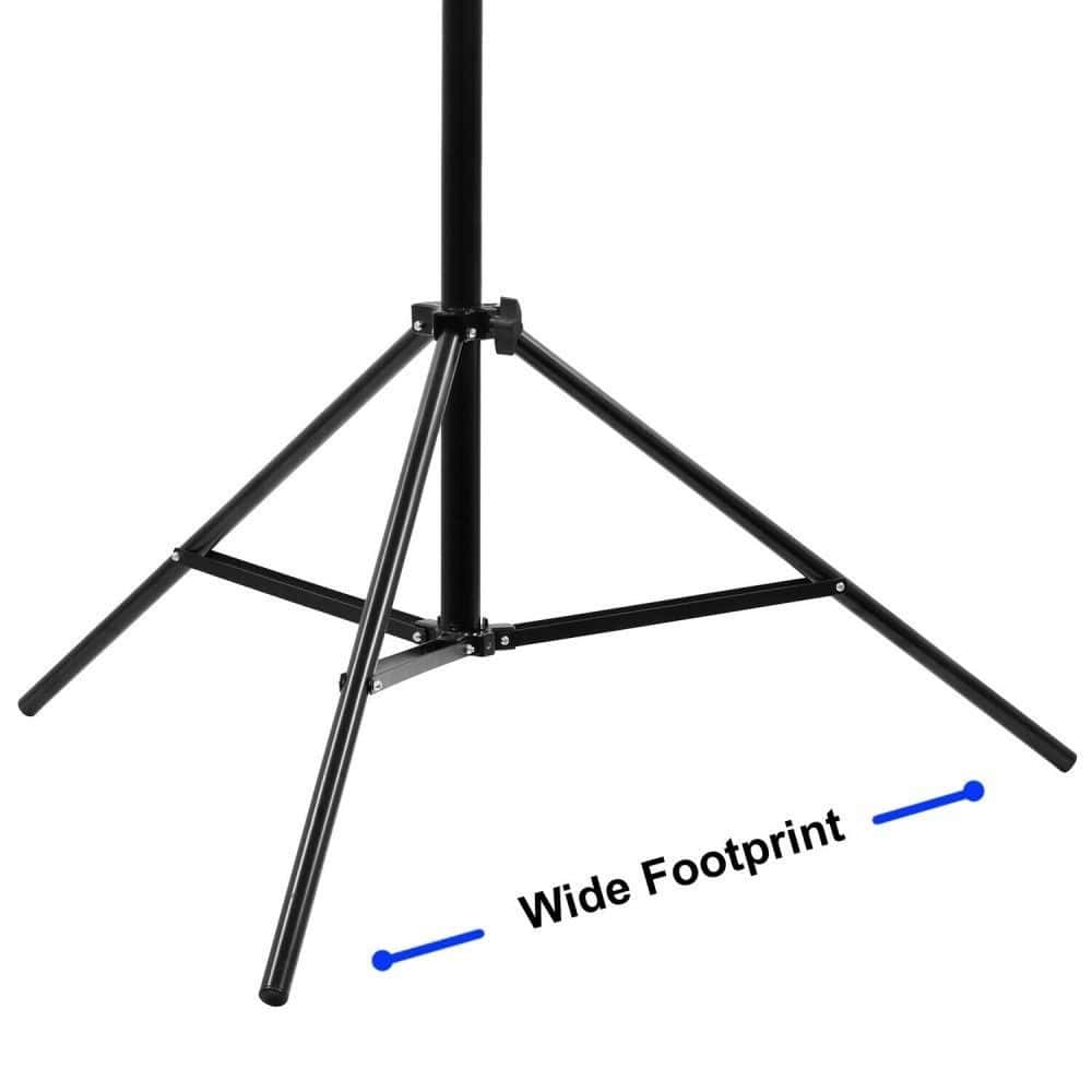 Soporte de trípode para iluminación y accesorios de fotografía.