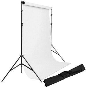 Kit Soporte fondo de estudio 2,6x3m + Papel sinfin 2,72 x 10m Banco