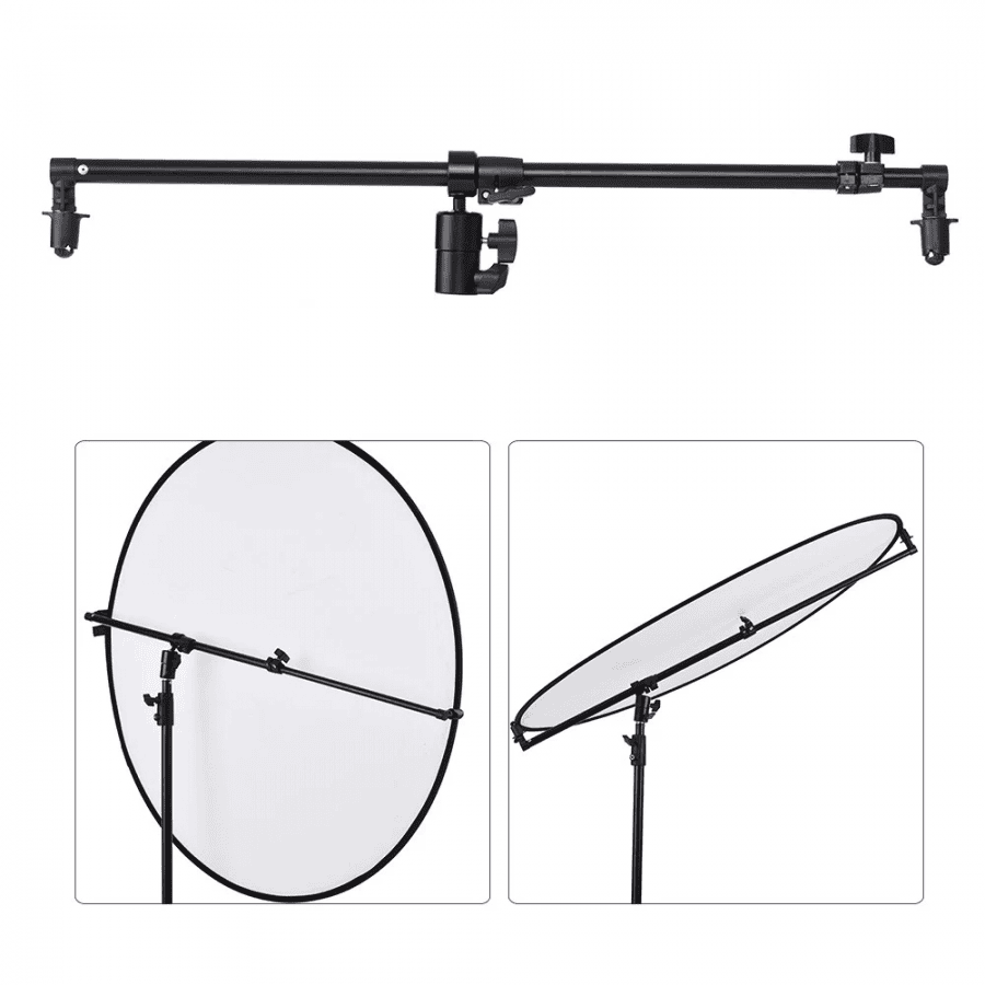 Equipo de iluminación y accesorios para fotografía profesional en estudio.