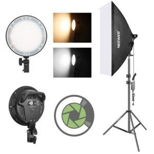 Softbox Led C/dimmer Bi-Color c/Tripode 2m Iluminacion Continua