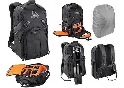Mochilas y accesorios para cámaras y equipo fotográfico.