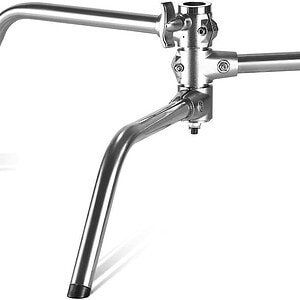 Tripode Iluminacion Pie C-stand 3,3m Acero Inox