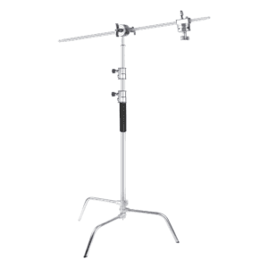 Tripode Iluminacion C-stand Jirafa 3m Acero Inox c/Brazo