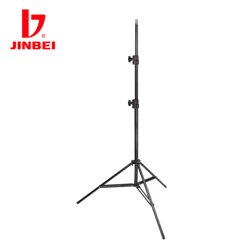 Soporte ajustable para luces y accesorios de fotografía.