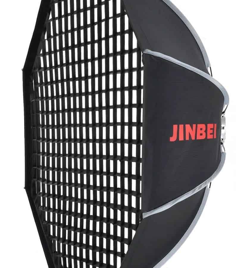 Rejilla para luz de estudio con marca Jinbei para fotografía profesional.