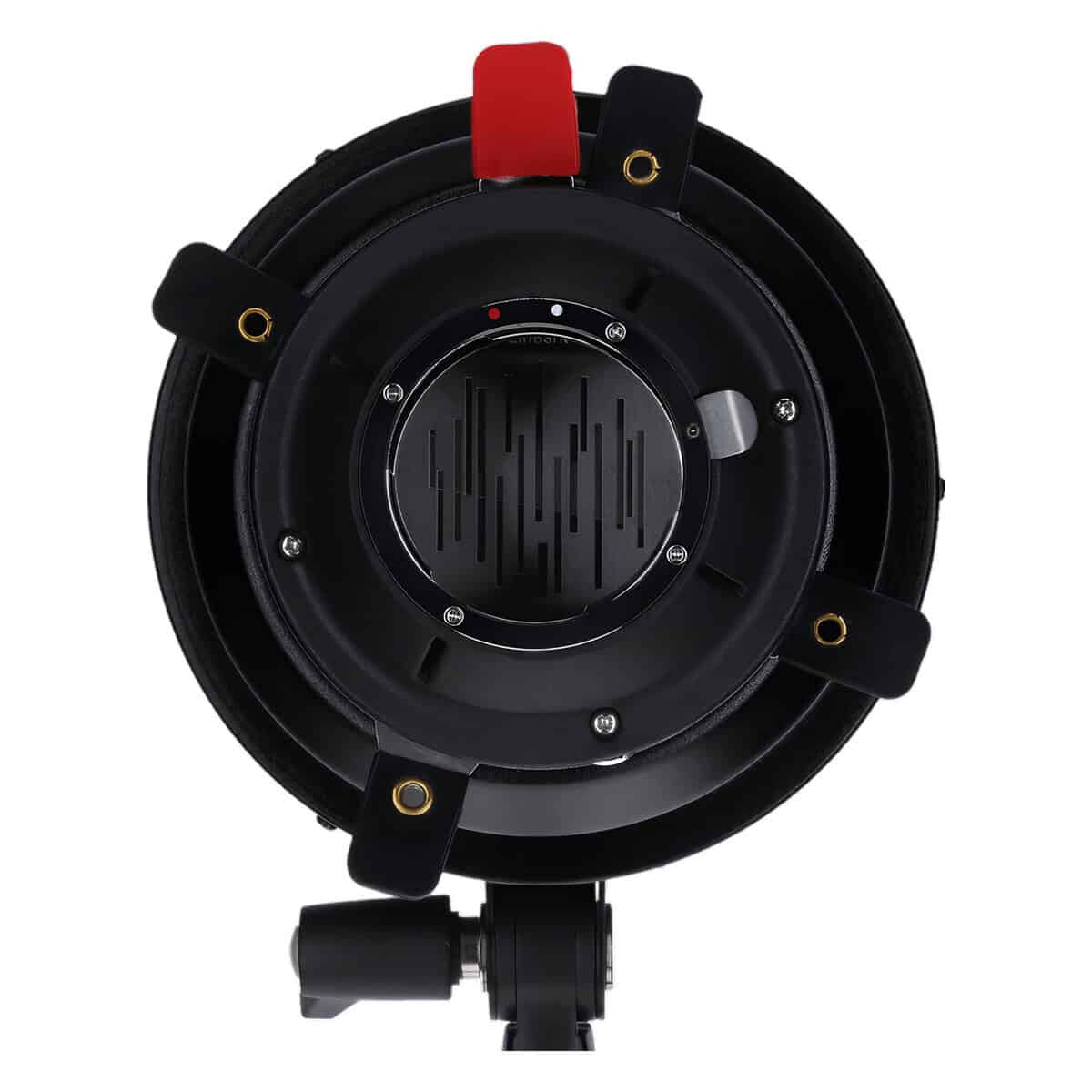 Snoot óptico para fotografía con montura Bowens y lente incluido.