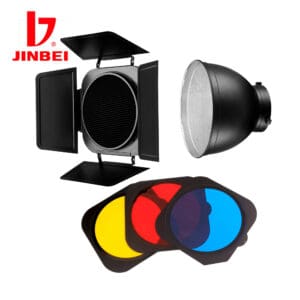 KIT Cacerola con Barndoor Jinbei JB-A montura bowens JINBEI