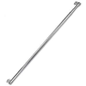 Barra telescópica 3m Soporte fondo Acero inox.