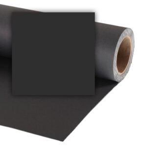 Rollo Papel Sinfín 2,7 x 10m Negro (Jet) P/ Fondo de Estudio 44