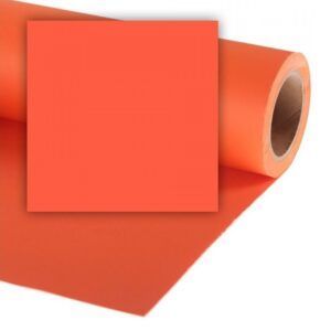 Rollo Papel Sinfín 2,7 x 10m Naranja (Bright) P/ Fondo de Estudio 39