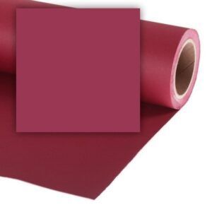 Rollo Papel Sinfín 1,35 x 10m Bordo (Flame) P/ Fondo de Estudio 27
