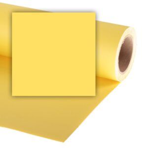 Rollo Papel Sinfín 2,7 x 10m Amarillo Claro (Aspen) P/ Fondo de Estudio 50