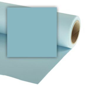 Rollo Papel Sinfín 1,35 x 10m Celeste (Sky Blue) P/ Fondo de Estudio 02