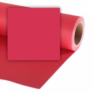 Rollo Papel Sinfín 1,35 x 10m Rojo (Scarlet) P/ Fondo de Estudio 56