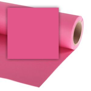 Rollo Papel Sinfín 2,7 x 10m Rosado Fuscia P/ Fondo de Estudio 49