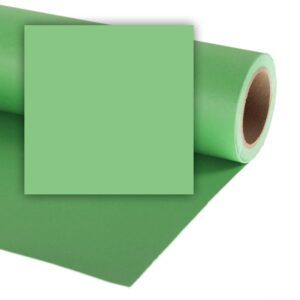 Rollo Papel Sinfín 2,7 x 10m Verde Suave P/ Fondo de Estudio 63
