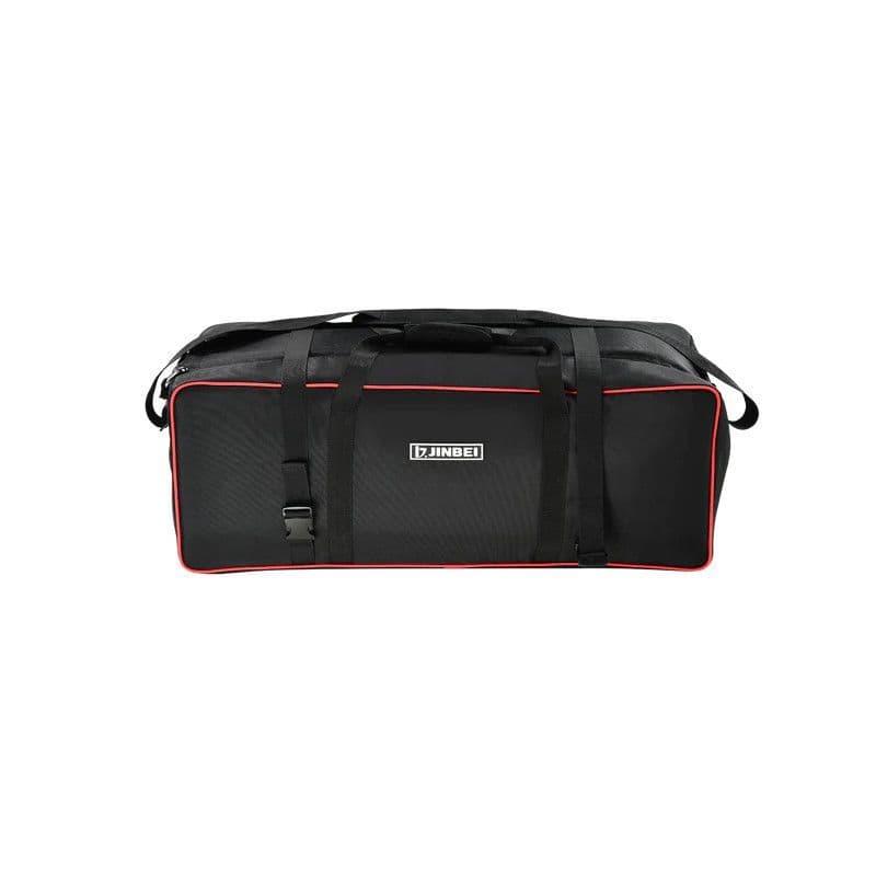 Bolso de transporte para equipo de fotografía Jinbei con compartimentos.
