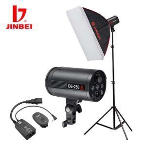 Jinbei DE-250 KIT Flash 250w / Softbox / Pie / Disparador
