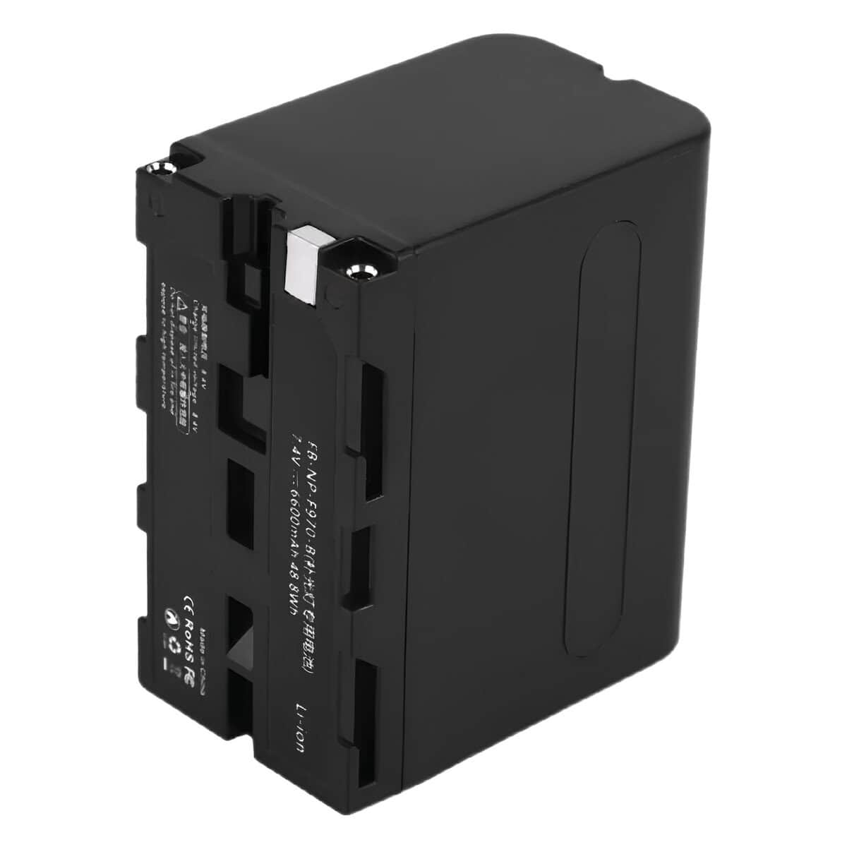 Batería NP-F970 de alta capacidad para cámaras y equipos de iluminación.