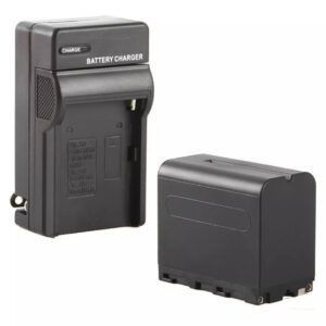 Kit Cargador Y Batería F970 Iluminacion Luz Continua