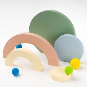 Prop Formas 2 (5+4 piezas) Arcos Pastel