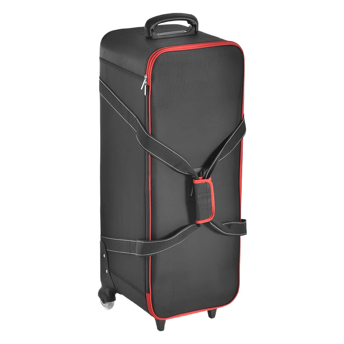 Maleta de transporte para equipo de fotografía con ruedas y asa telescópica.
