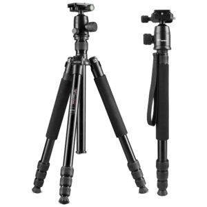 Trípode Monopie 2 en 1 Weifeng WT-6620A 1,6m Cabezal Bola