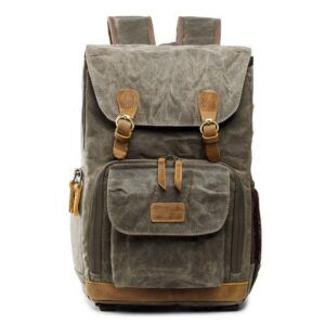 Mochila Fotografica Vintage Selens Notebook 15,6″ (Verde)