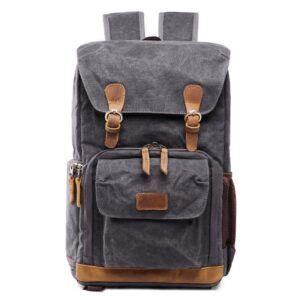 Mochila Fotografica Vintage Selens Notebook 15,6″ (Gris)