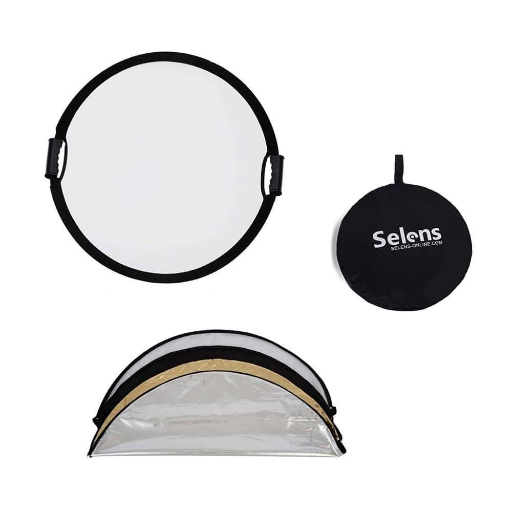 Disco de fotografía plegable de 80cm con accesorios para estudio.