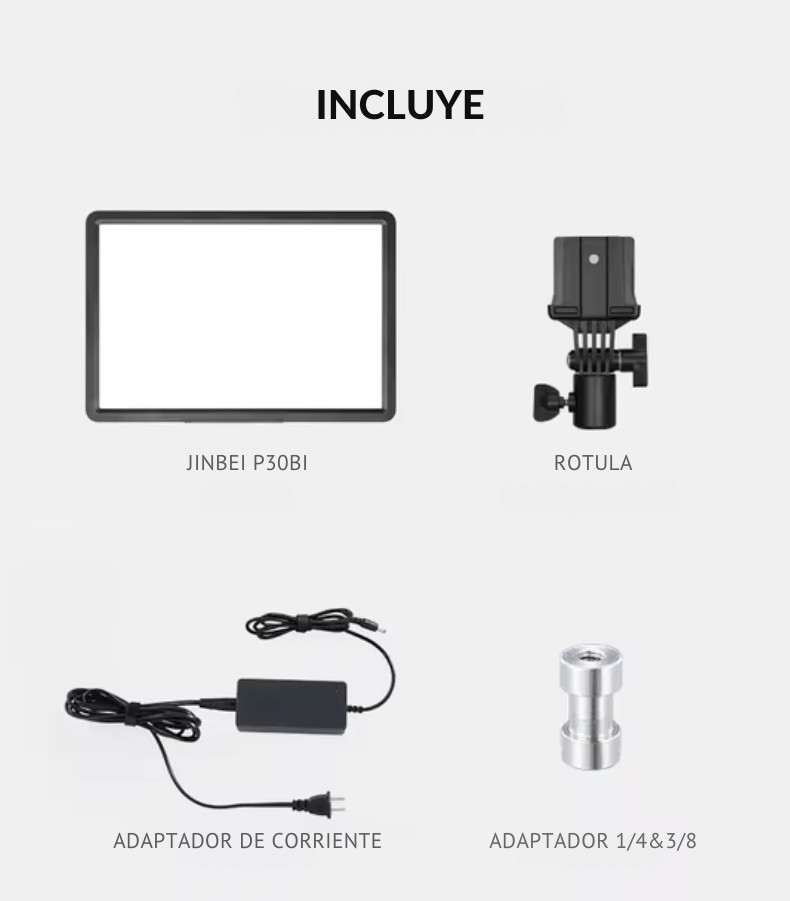 Jinbei P30-Bi 30w Panel Led Bicolor - Imagen 5