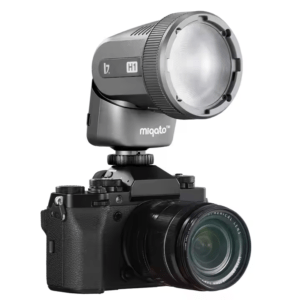 Jinbei H-1 Nikon/Canon/Fuji Flash Luz Continua TTL HSS Bateria