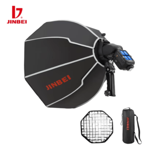 Softbox Jinbei KM-50 Octogonal 50cm C/Grid Flash zapata