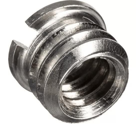 Adaptador de metal 1/4 a 3/8 para accesorios de cámara.