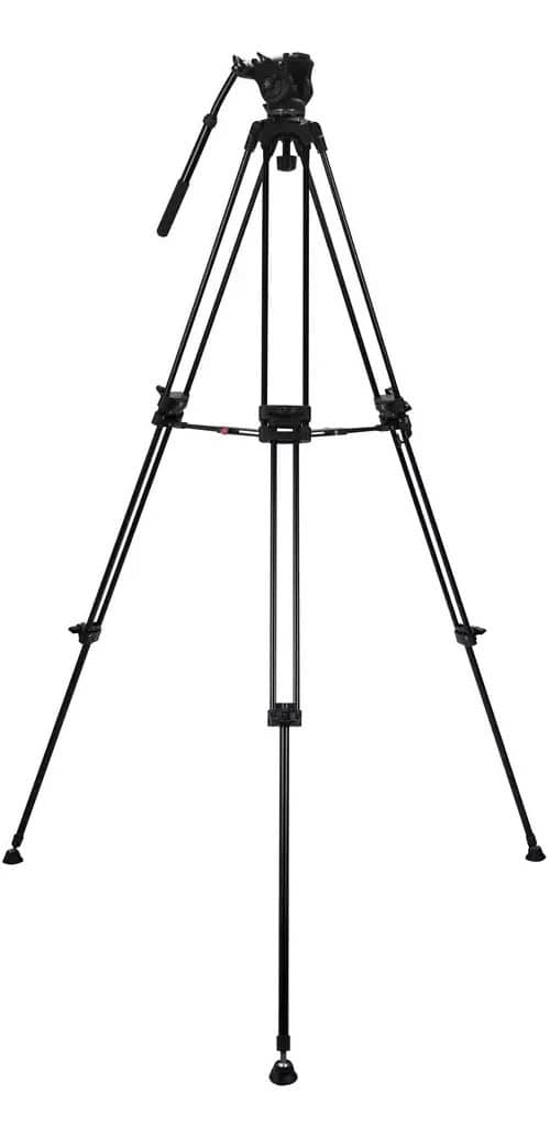 Trípode de video profesional Weifeng WT-616T con cabezal fluido.