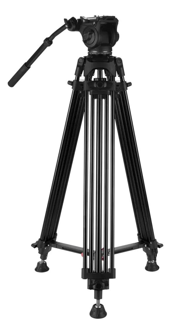 Trípode de video profesional con cabezal fluido Weifeng WT-616T.