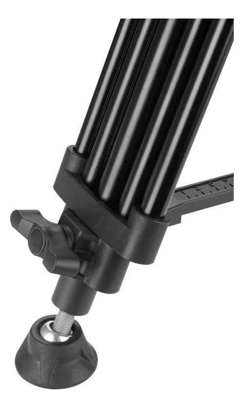 Trípode de video profesional Weifeng WT-616T con cabezal fluido.