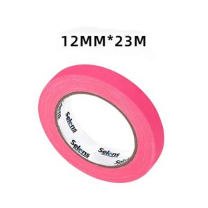Cinta Gaffer Rosa Fluorescente 12mmx23M Selens