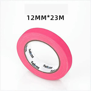 Cinta Gaffer Rosa Fluorescente 12mmx23M Selens