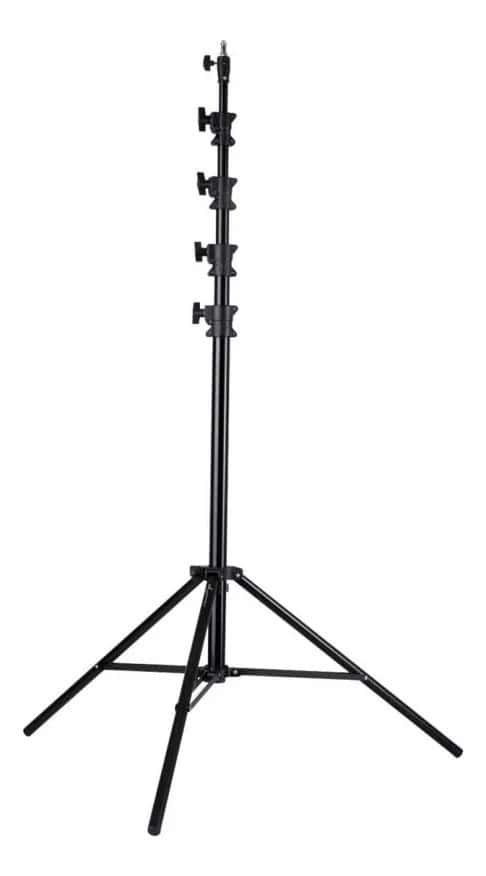 Trípode de iluminación profesional de 4,8 m para estudio fotográfico.