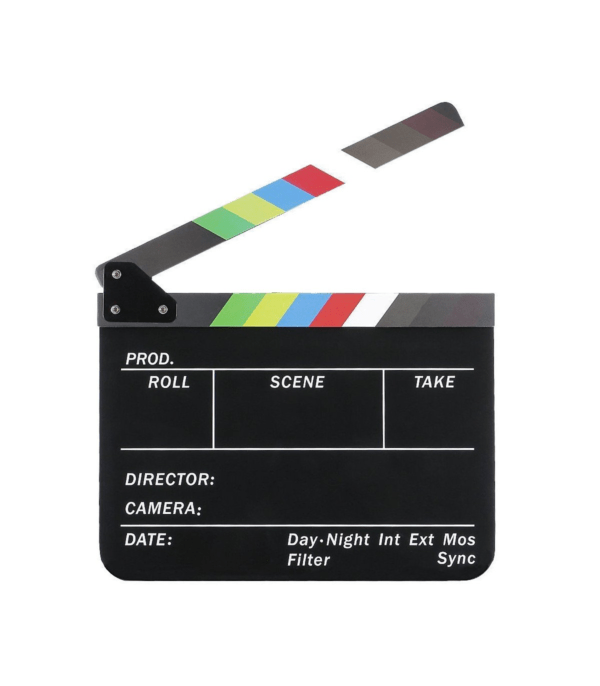 Claqueta de Cine en Acrílico Negro – Click Fotografía y accesorios Claqueta de Cine en Acrílico Negro – Click Fotografía y accesorios