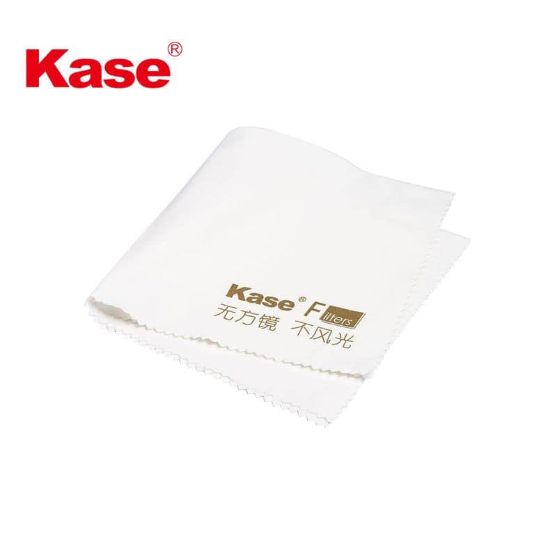 Paño de limpieza KASE para lentes y filtros 12x17cm.