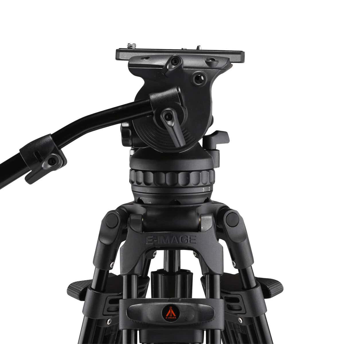 Cabezal fluido para trípode E-image EG06A2 para fotografía profesional.