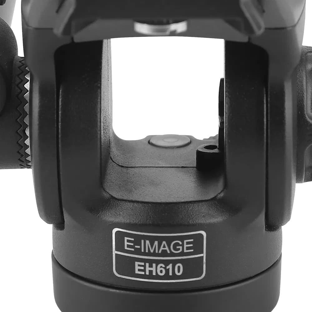 Cabezal fluido E-image 610FH para cámaras y accesorios fotográficos.