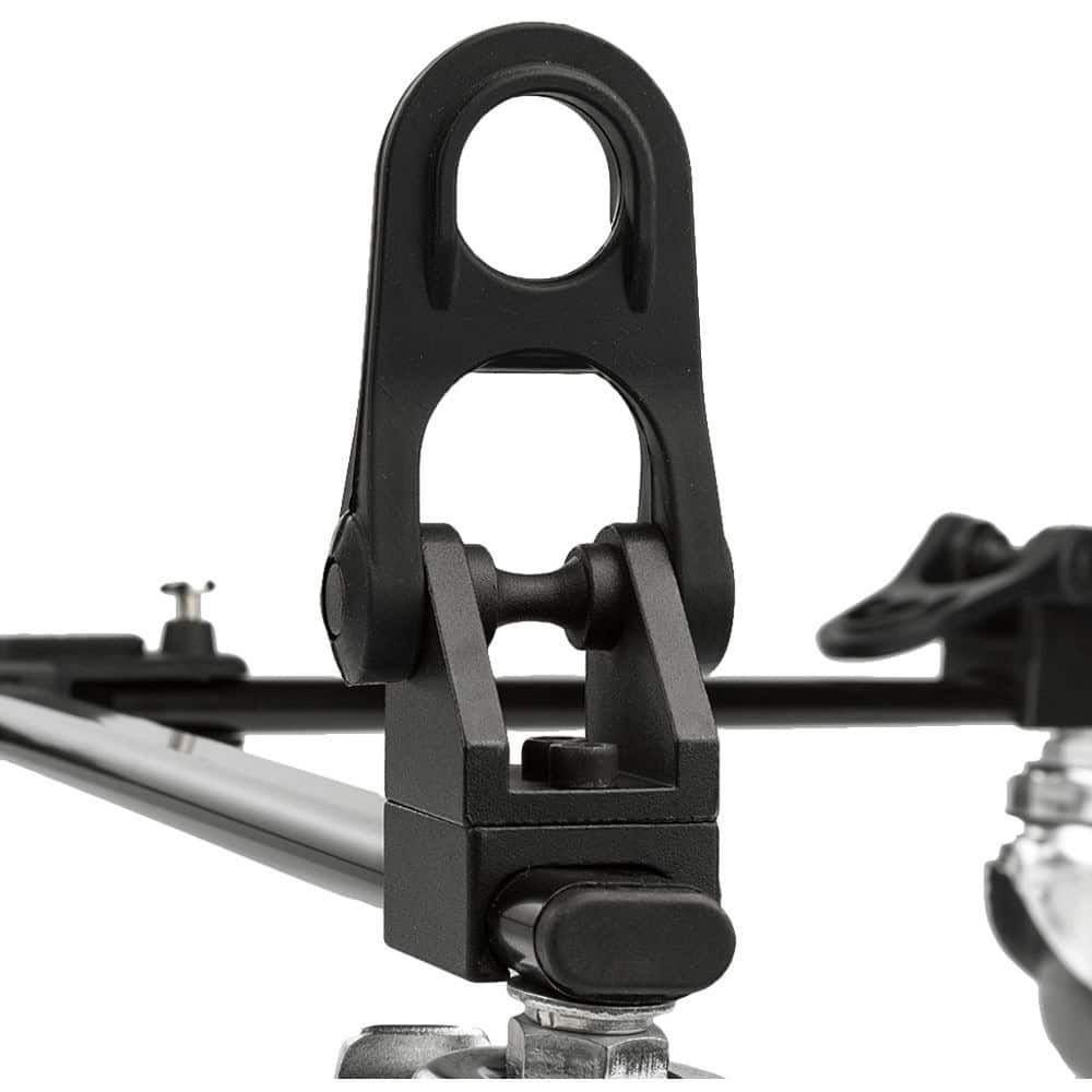 Accesorio de montaje para trípode de video y cámaras.