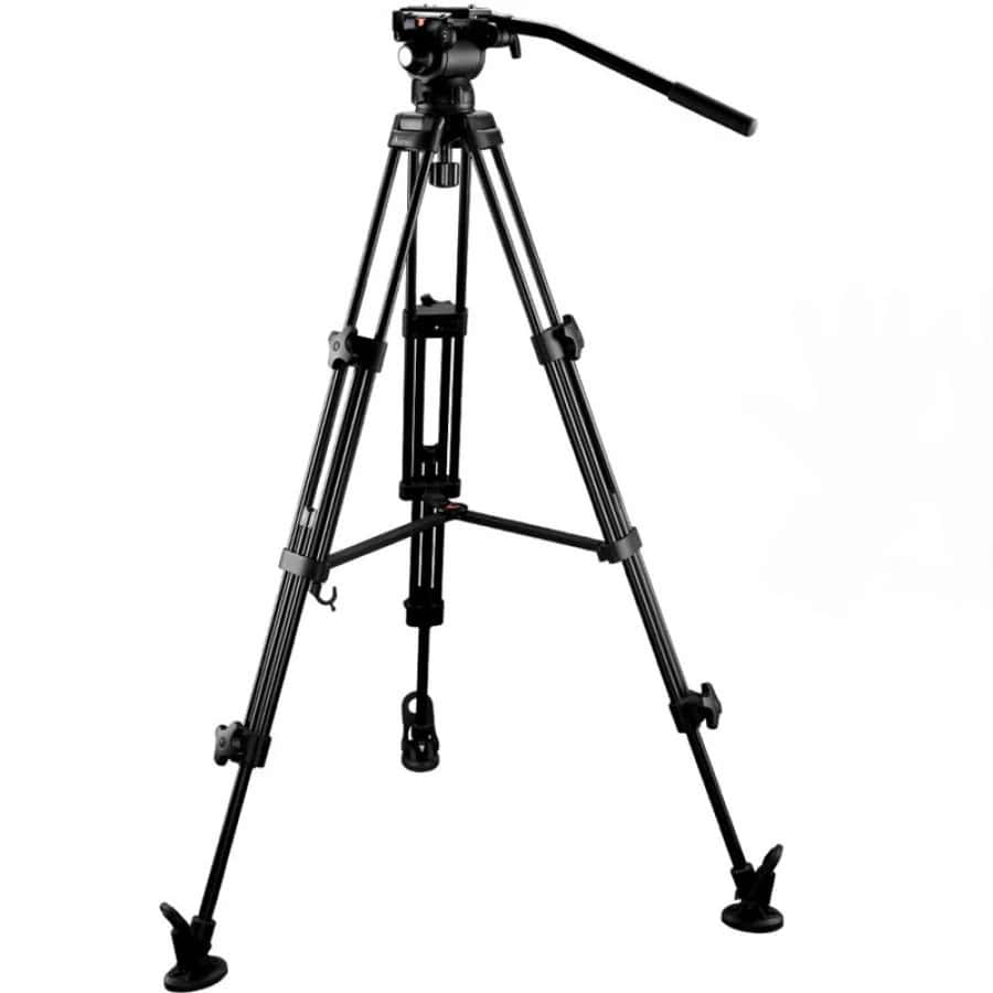 Trípode profesional E-image EG03A2 con cabezal fluido para fotografía y video.