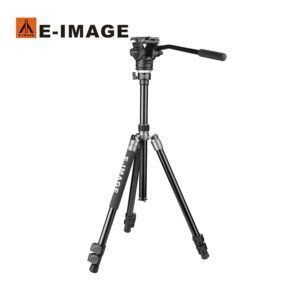 Tripode E-image TA604 PLUS 2-en-1 Cabezal Fluido