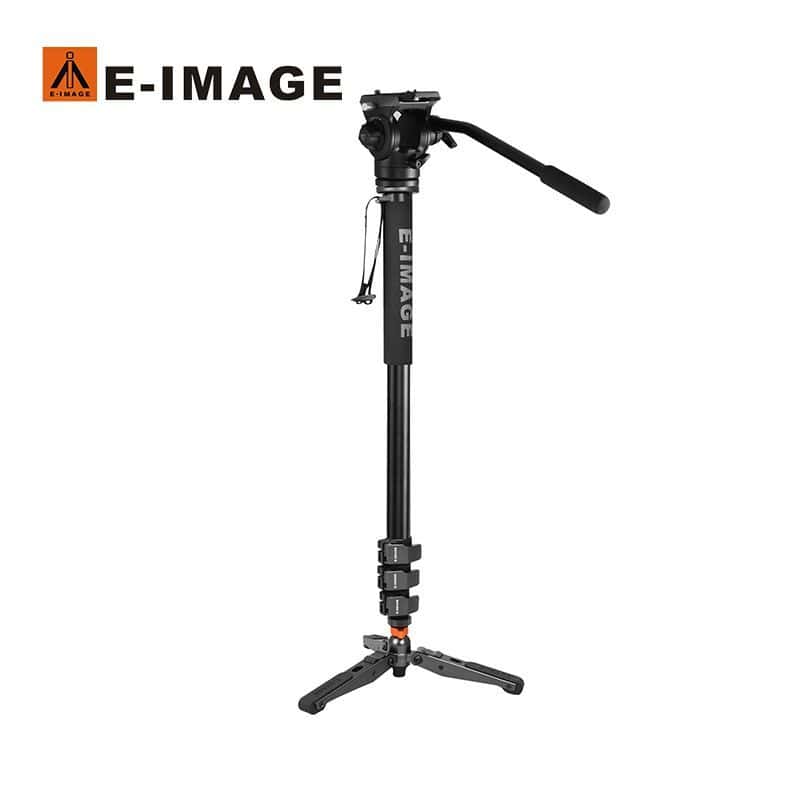 Monopie profesional E-image MA600+610FH con cabezal fluido.