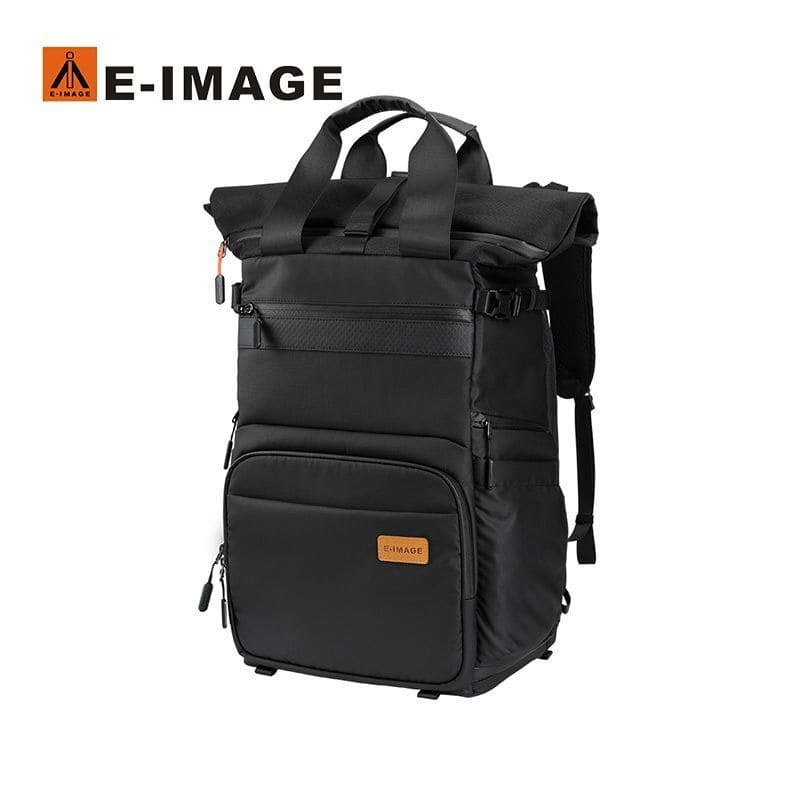 Mochila E-image Explore 20 en color negro para fotografía y accesorios.