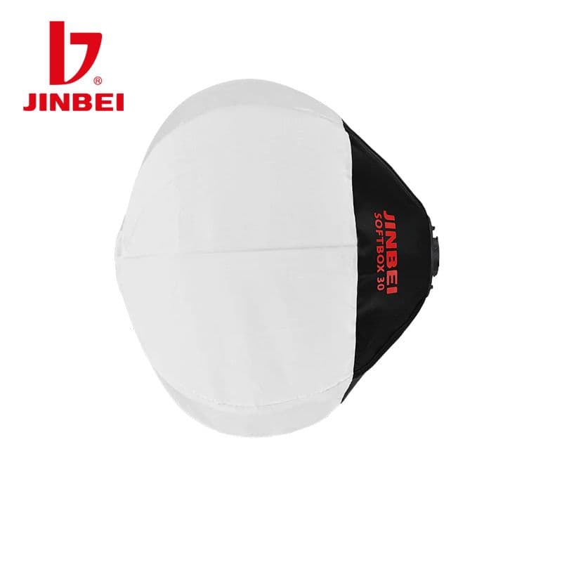 Softbox Jinbei KM-30 para iluminación fotográfica compacta.